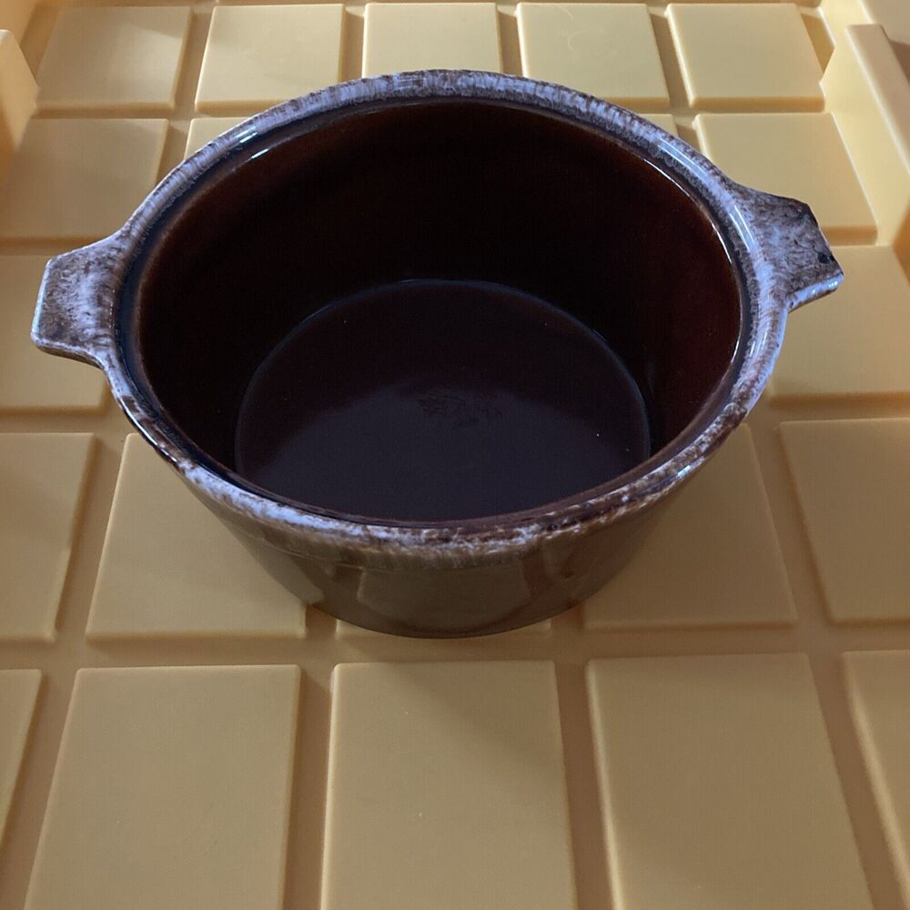 Vintage Mccoy Pottery Brown Drip Glaze Serving Dish Baker Large USA